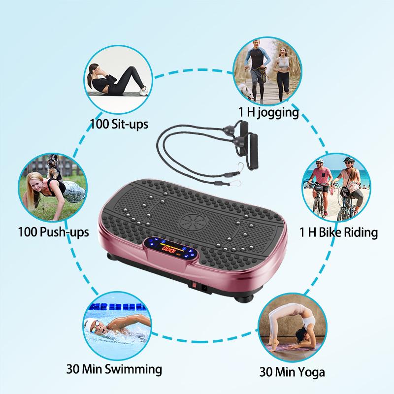 330lbs Vibration Machine for Exercise - Full Body Workout Vibration Trainers Fitness Platform Shaker Vibrate Stand Board for Sport Gym