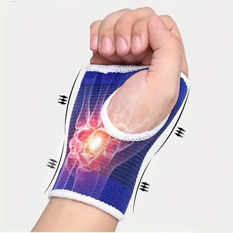 Elastic Wrist Band, 1 Pair Support Wrap for Protection or Sports, Wrist Support for Women & Men Promote Muscle Relief