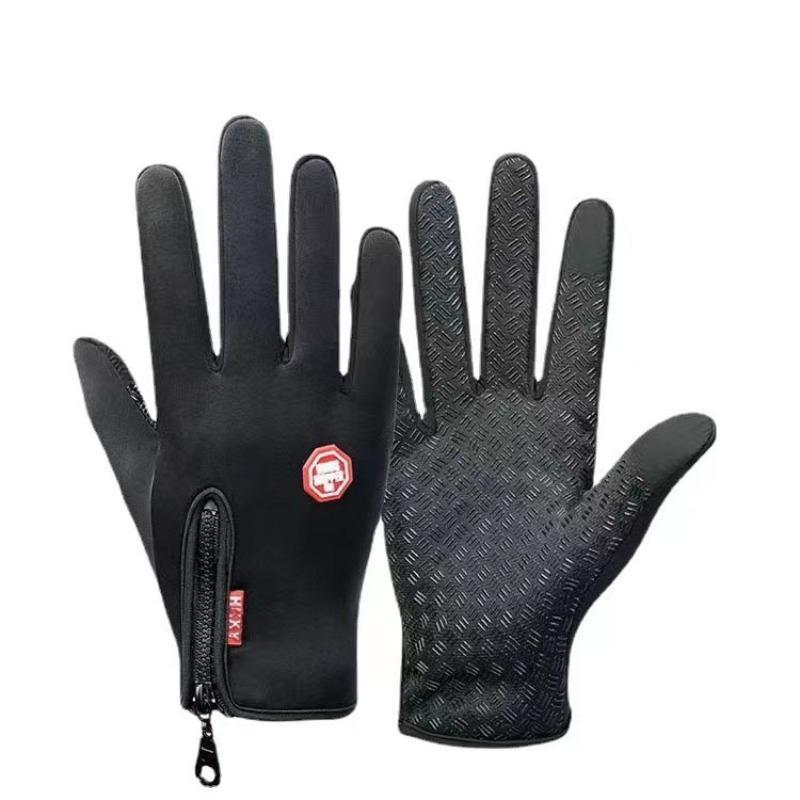 Winter Gloves, 1 Pair Non-slip Waterproof Touch Screen Gloves for Men & Women, Sports Gloves for Outdoor Cycling, Running, Driving, Unique Gifts, Sports Accessories, Gym Accessories