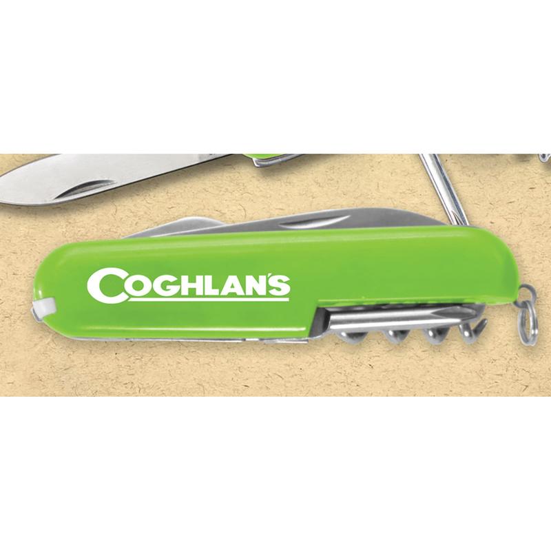 Coghlan's Multi-Function Camp Knife, 5 Functions, Army Camping Swiss Style