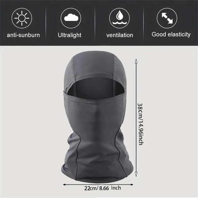 Camouflage Cap for Outdoor Sports, Outdoor Sports Balaclava Cap, Motorcycle Gear, Sun Protection Hood for Hiking & Cycling, Moisture-wicking Headwear, Motorcycle Accessories