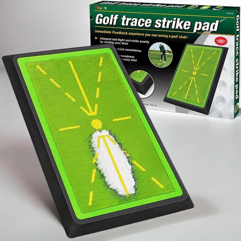 Golf Trace Strike Pad, 1 Set Sequin Golf Training Hitting Mat, Professional Golf Sports Equipment for Indoor & Outdoor, Golf Putter, Summer Gift, Ball Sports Equipment, Golf Accessory