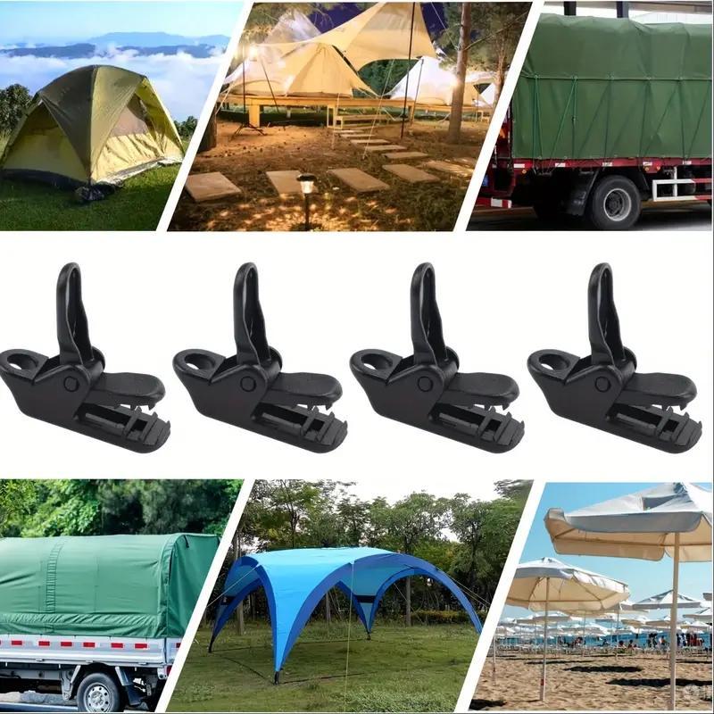 Tent Clip (50pcs), Heavy Duty Waterproof Tent Clip, Outdoor Camping Hanging Clip, Suitable for Outdoor Camping, Awning and Car Cover