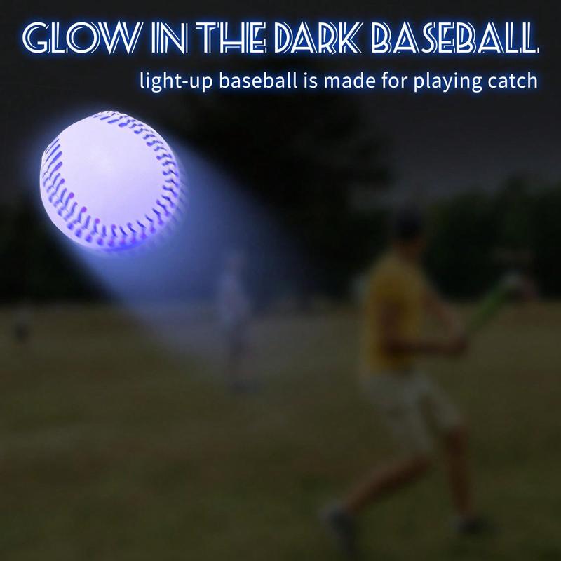 Light Up Baseball, Glow In The Dark Baseball, Perfect Baseball Gifts For Boys, Girls, Adults, And Baseball Fans, Official Baseball Size And Weight