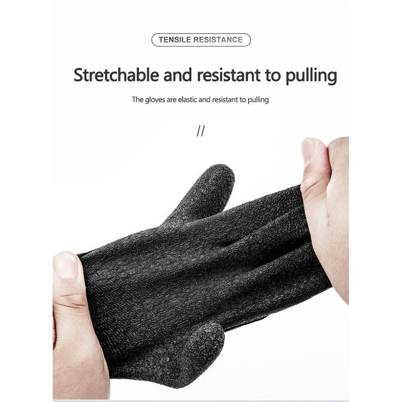 Non-slip Latex Gloves for Fishing, 1 Count Anti-slip Fishing Gloves with Hook, Thickened Hook Fishing Gloves, Outdoor Fishing Accessories, Christmas, Christmas Gift