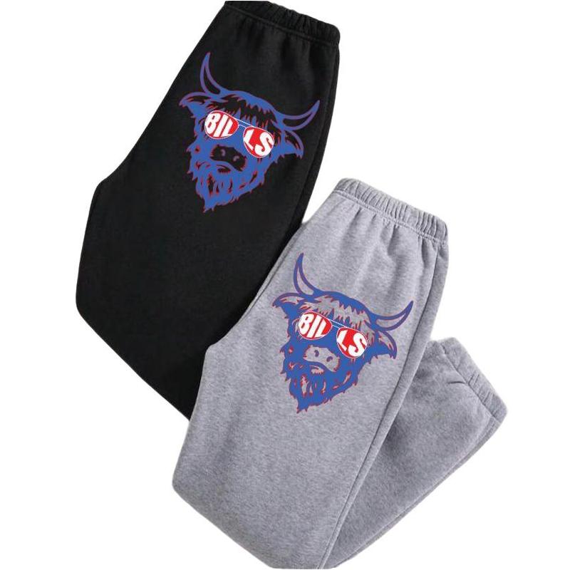 Buffalo Football Sweatpants, Vintage Style Buffalo Sweatpants, Bill Fan Gift