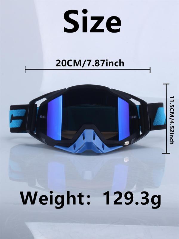 Motorcycle Goggles, Windproof & Dustproof Motorcycle Goggles, Outdoor Sports Goggles for Men & Women, Cycling Accessories