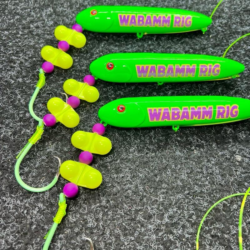 The Wabamm Rig - 3 Pack - 8 0 hooks 