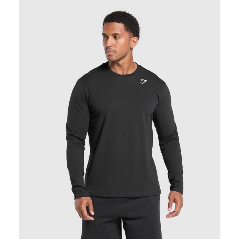 Gymshark Crest Long Sleeve T-Shirt, Gymshark Lifting Club Sweatshirt, Gym T-Shirt, Training Tee, Gift For men, Body Building Shirt, Fitness Tshirt, Sweatshirt, Hoodie