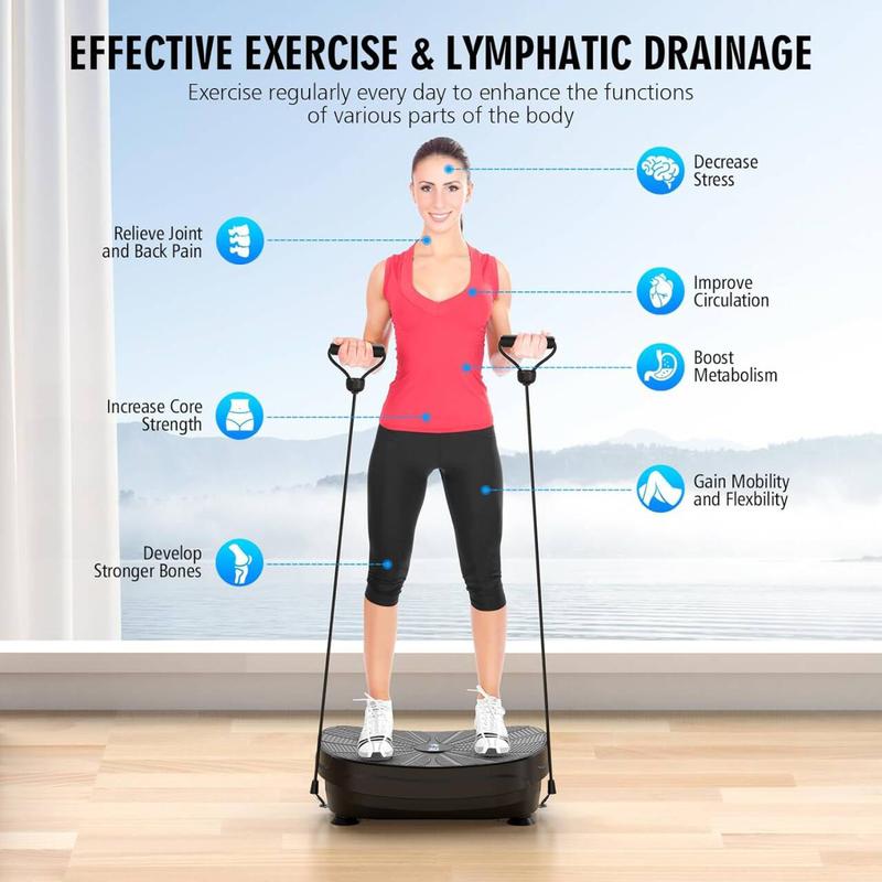 2024 Vibration Plate for Lymphatic Drainage,Vibration Machine,Vibration Plate Exercise Machine,Vibrating Plate Machine,Lymphatic Drainage Machine,Exercise Machine,Power Plate Vibration Platform,Vibration Platform Machines,Vibration Plate 300lbs Capacity