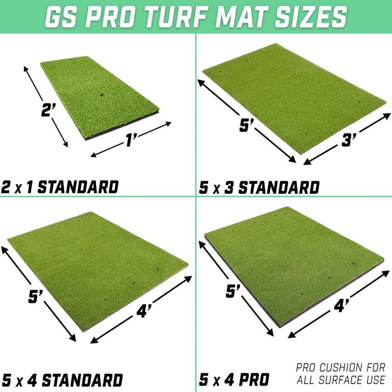 GoSports Golf Hitting Artificial Turf Mat - 5 ft x 3 ft golf mat