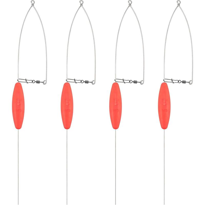 4 Pack Bottom Bouncer for Walleye Rigs, Trolling Weight Sinkers for Crawler Harness Walleye Spinner Rigs Wire Weights