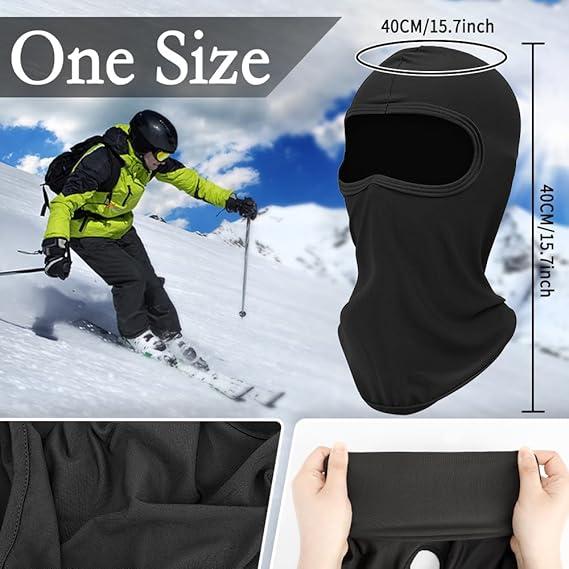 Ski Mask, Balaclava for Men Women, Ski Mask, Windproof UV Protection Outdoor Mask 2 Pcs, Motorcycle Ski Mask,Chrismas gift