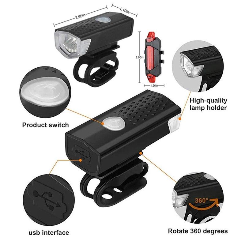 Outdoor Cycling Light, Outdoor Cycling Bike Tail Light with 3 Modes, Easy to Install Bicycle Accessories for Outdoor Cycling