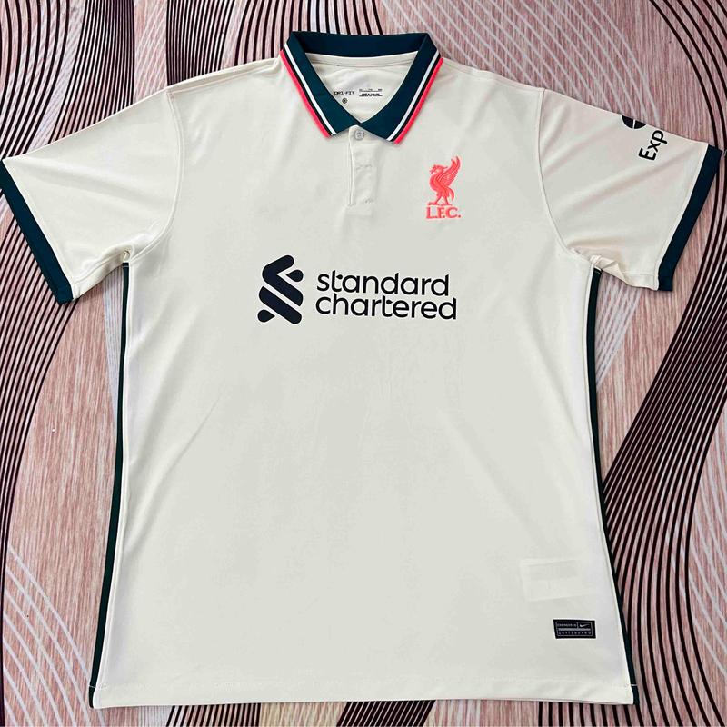 21-22 UEFA Champions League Liverpool away jersey Salah Van Dijk Firmino football jersey