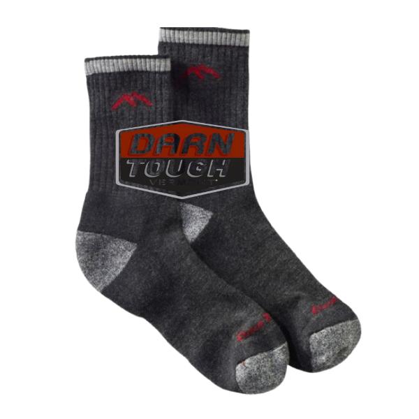 Darnn Tough Micro Crew Cushion Sock for Men and Women - All Seasons Trekking, Hiking, Cycling Socks