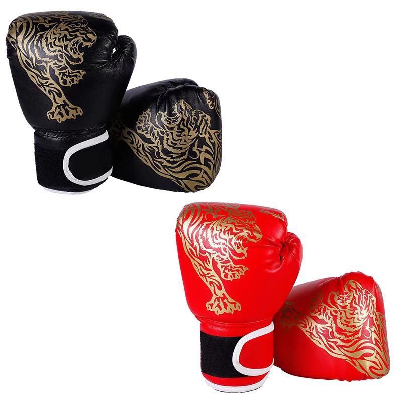 Children Professional Boxing Gloves Breathable PU Leather Fighting Gloves Boxing Training Kickboxing Gloves For Sport Sandbag