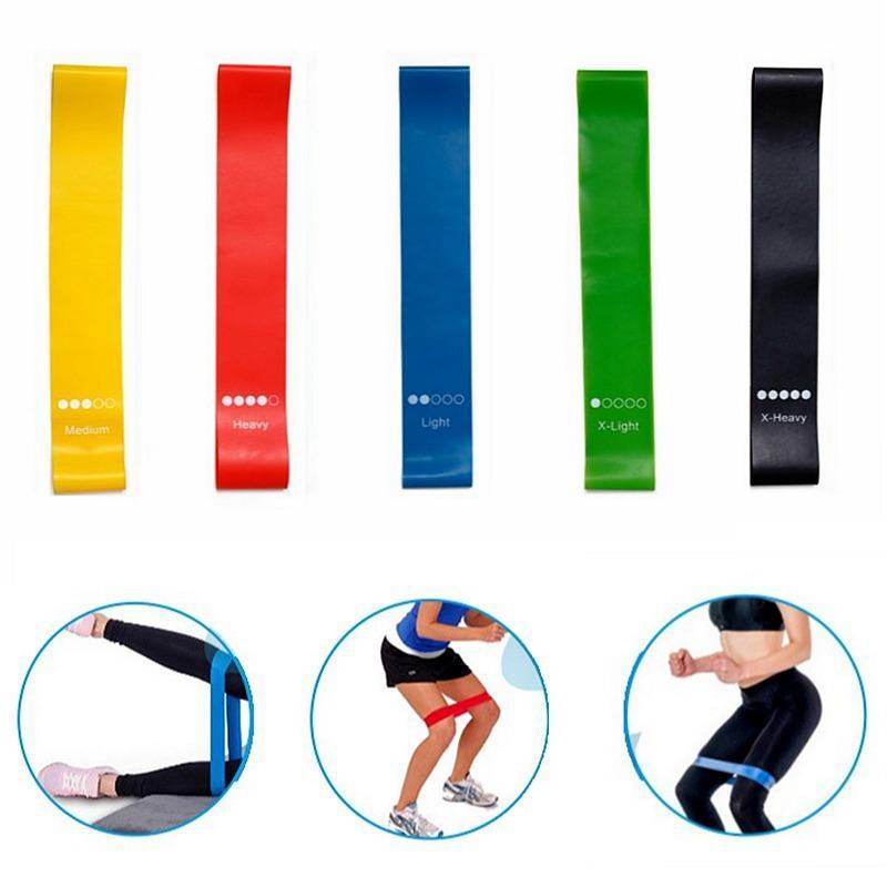 Resistance Band (5 Counts set), Yoga Elastic Band, Stretch Resistance Band, Fitness Equipment for Home Gym Workout