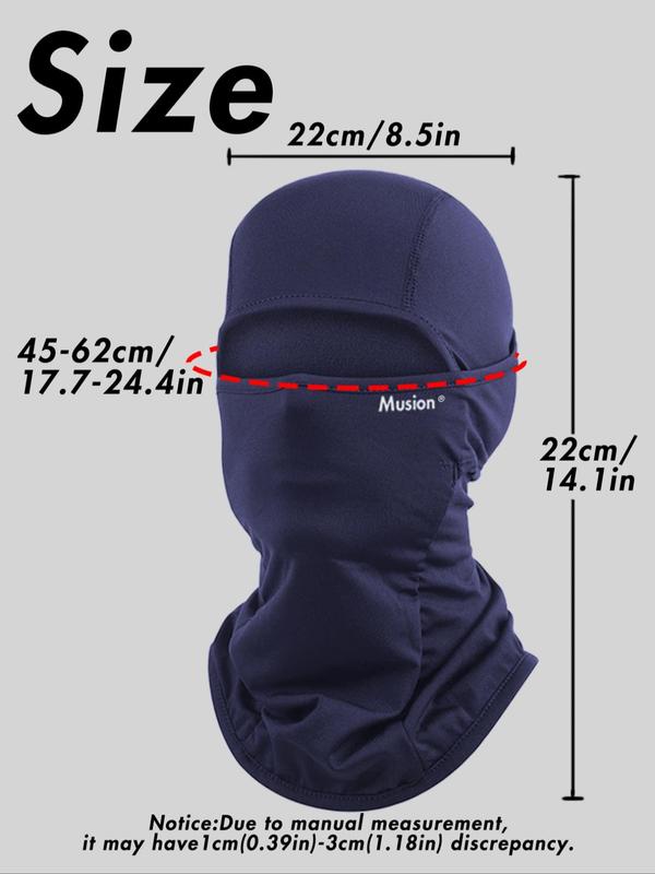 Cold Weather Fleece Thermal Balaclava, Windproof Full Face Ski Mask, Winter Neck Warmer Hood for Riding Motorcycle Cycling and Snowboarding