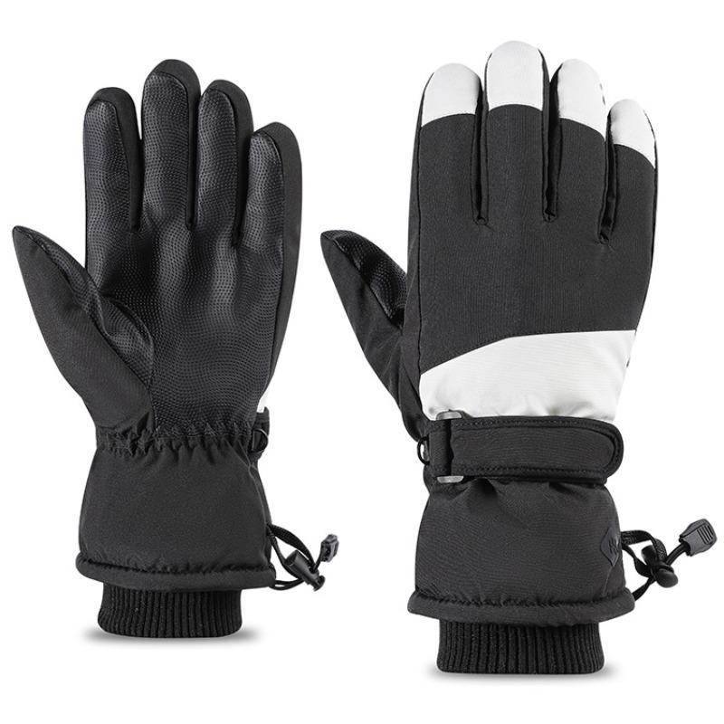 Winter Cycling Warm Gloves, Comfortable Anti-slip Windproof Ski Gloves, Sports Gloves for Men & Women, Outdoor Sports Accessories