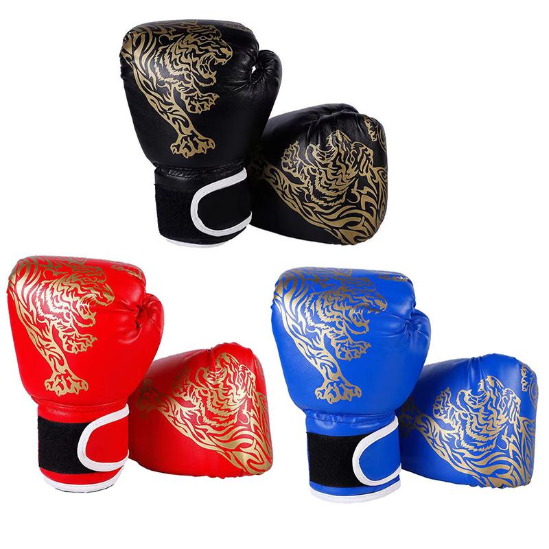 Children Professional Boxing Gloves Breathable PU Leather Fighting Gloves Boxing Training Kickboxing Gloves For Sport Sandbag