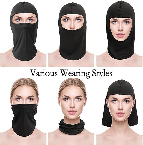 Ski Mask, Balaclava for Men Women, Ski Mask, Windproof UV Protection Outdoor Mask 2 Pcs, Motorcycle Ski Mask,Chrismas gift