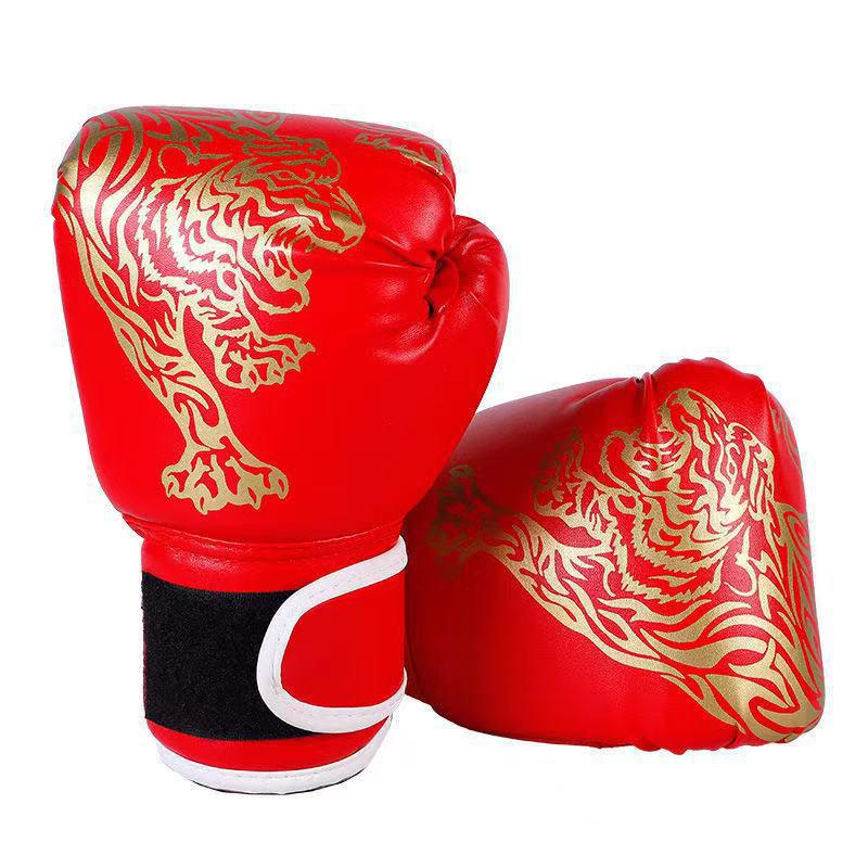 Children Professional Boxing Gloves Breathable PU Leather Fighting Gloves Boxing Training Kickboxing Gloves For Sport Sandbag