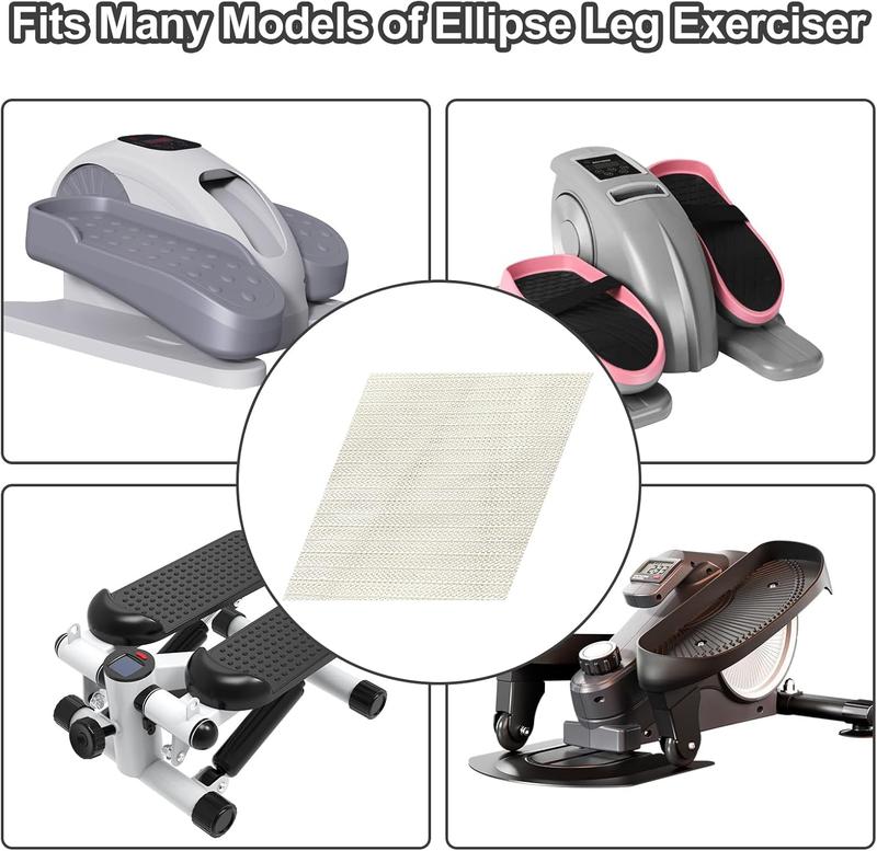 Non-Slip Mat for Elliptical Leg Exerciser Under Desk Pedal Machine Floor Protection