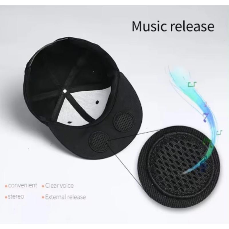 Brand new hat with bluetooth speaker bluetooth hat wireless smart speaker hat suitable for outdoor sports baseball cap sports bluetooth headset