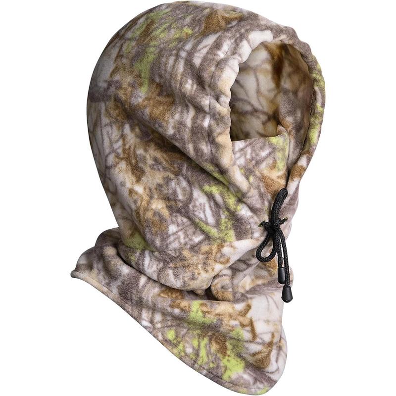 Riding Cap Wind-Proof Cap Hunting Mask Trapper Hat-Winter Camouflage Ski Hood Trapper Hunter Headwear-Windproof Warm Ski Mask Hunting Hat