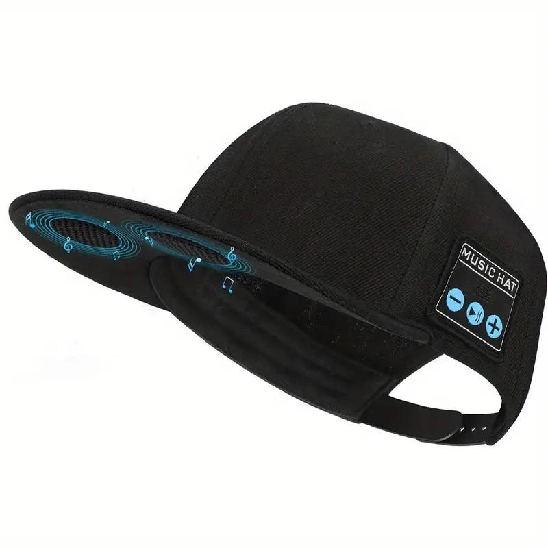 Brand new hat with bluetooth speaker bluetooth hat wireless smart speaker hat suitable for outdoor sports baseball cap sports bluetooth headset