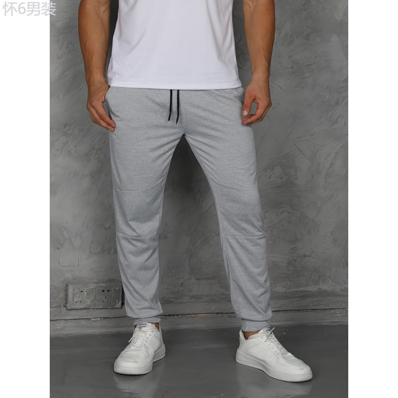 Slim Tapered Men's Gym Jogger Pants for Sport Workout Training and Running