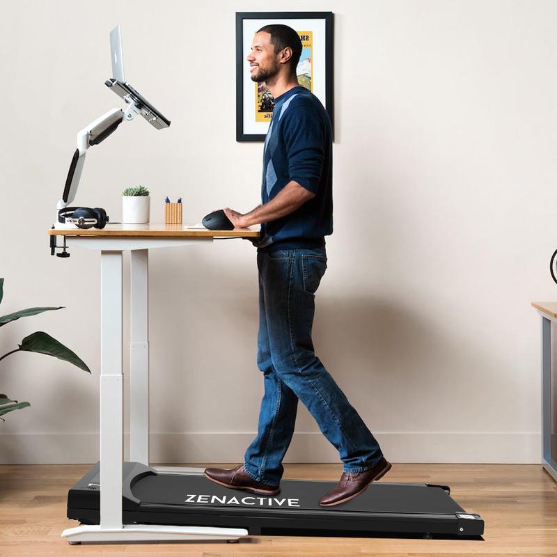 ZenActive Walking Pad, Under Desk Treadmill, Walking Treadmill 2 in1 for Home Office with Remote Control, Portable Treadmill, Walking Jogging and Running Machine with LED Display