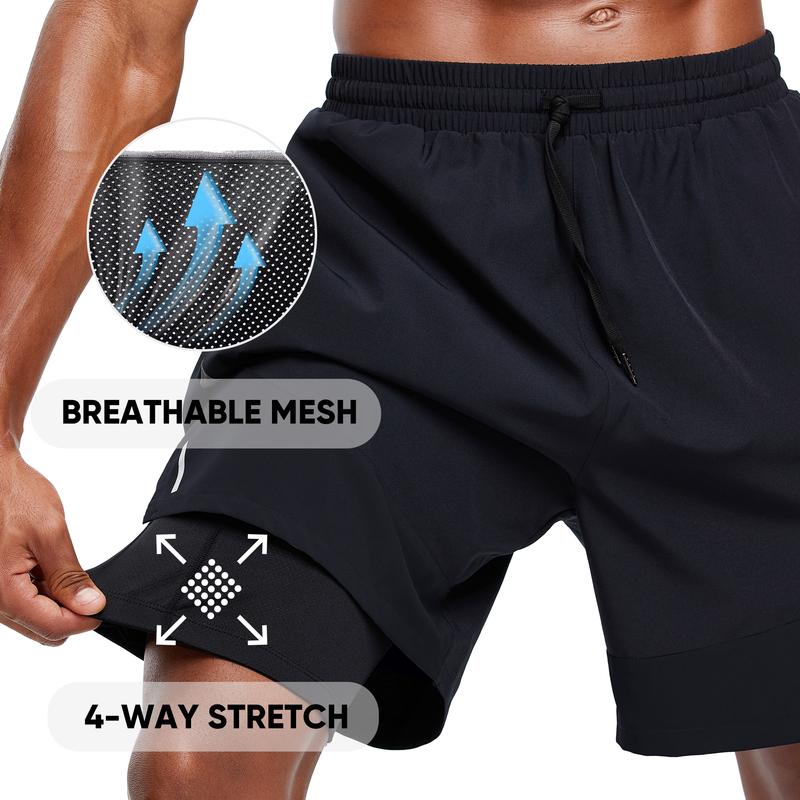 HOTSUIT Men's 2 in 1 Running Shorts 7