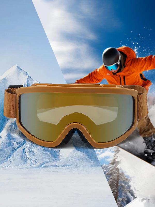 Ski Goggles, Outdoor Sports Goggles, Double Layer Sponge Design Goggles for Skiing, Snowboarding, Mountaineering, Hiking, Cycling