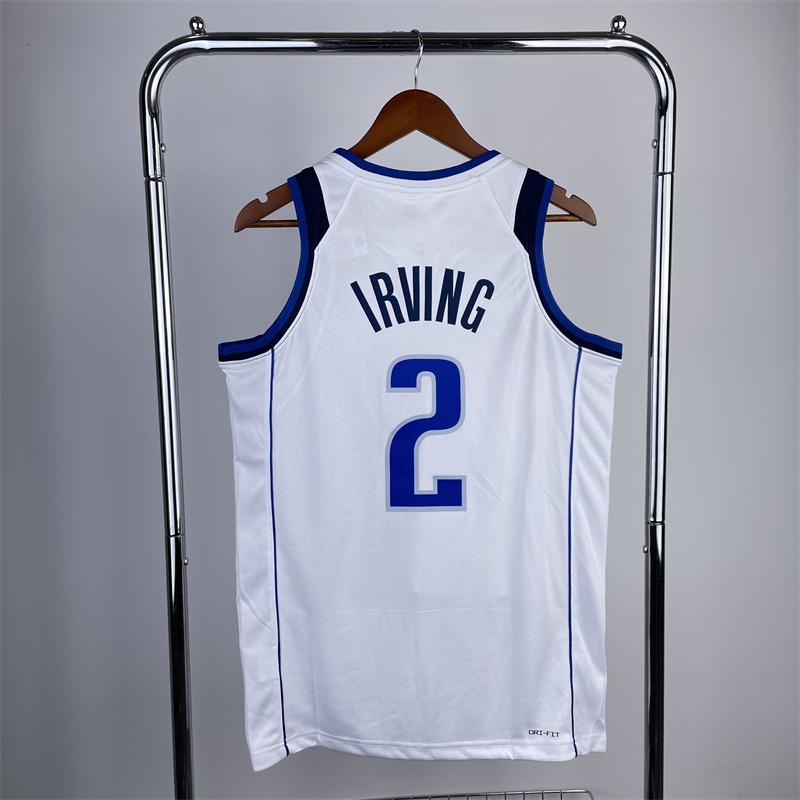 2023 season Mavericks jersey No. 11 Irving No. 2 basketball jersey Doncic No. 77 No. 31 Thompson jersey Men's training uniform basketball vest