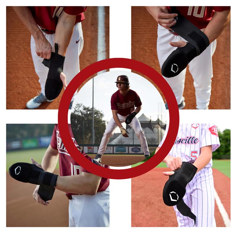 Evoshield Sliding Mitts - Right and Left Hand Composite Premium Safety & Performance for Baseball Softball Protects Fingers Armsleeve Winter Gloves