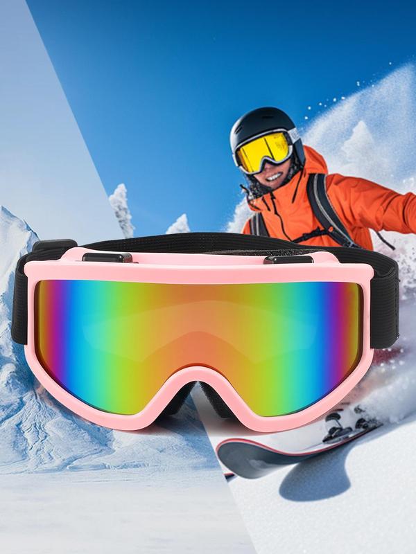 Ski Goggles, Outdoor Sports Goggles, Double Layer Sponge Design Goggles for Skiing, Snowboarding, Mountaineering, Hiking, Cycling