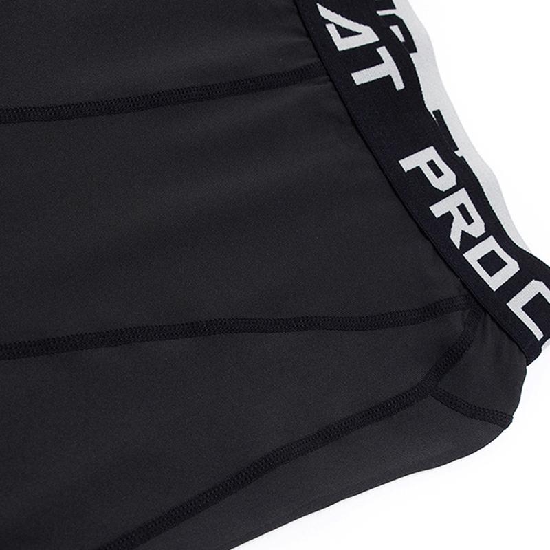 2 Pack Compression Athletic Shorts for Men Workout Base Layer Short Pants With Elastic Waist