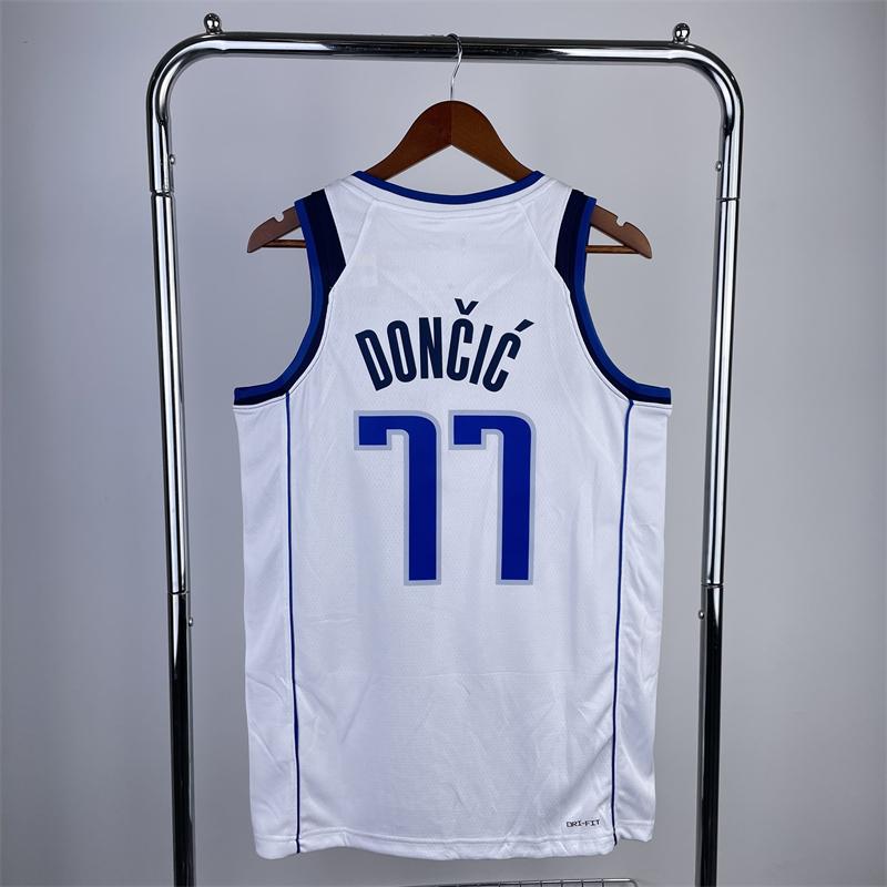 2023 season Mavericks jersey No. 11 Irving No. 2 basketball jersey Doncic No. 77 No. 31 Thompson jersey Men's training uniform basketball vest