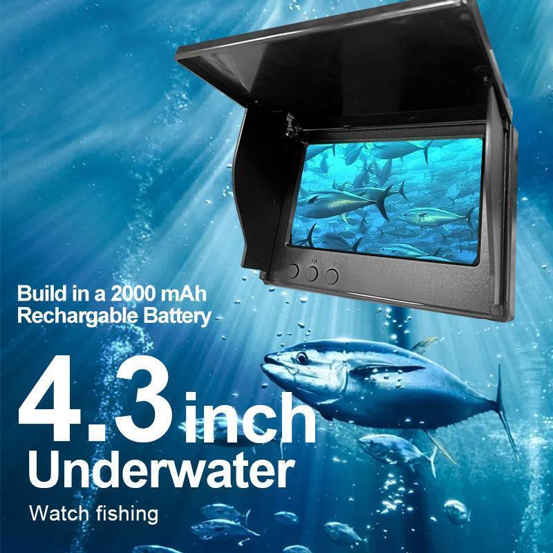 Underwater Fishing Camera, Fish Finder with 4.3 Inch Screen and Waterproof Camera, Fall Gifts, Underwater Fish Finder, Fishing Equipment, Fishing Stuff, for Fish Tank