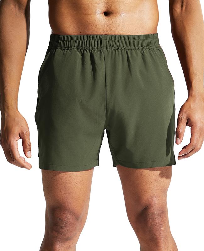 MIER Men's 5‘’ Running Shorts Quick Dry Drawstring With Pockets, Elastic Breathable Waist Lightweight Athletic Workout Shorts, Gym Shorts, Casual Comfy Breathable Shorts, Clearance Items 2024, for Fall, Training, Gym, Yoga and Daily Wear