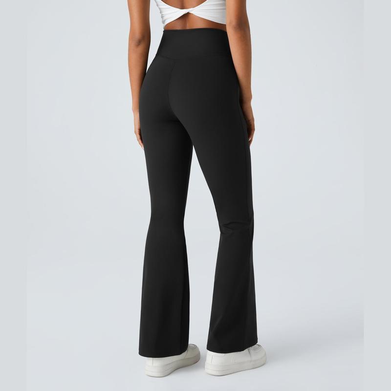 Halara High Waisted Crossover Flare Yoga Leggings