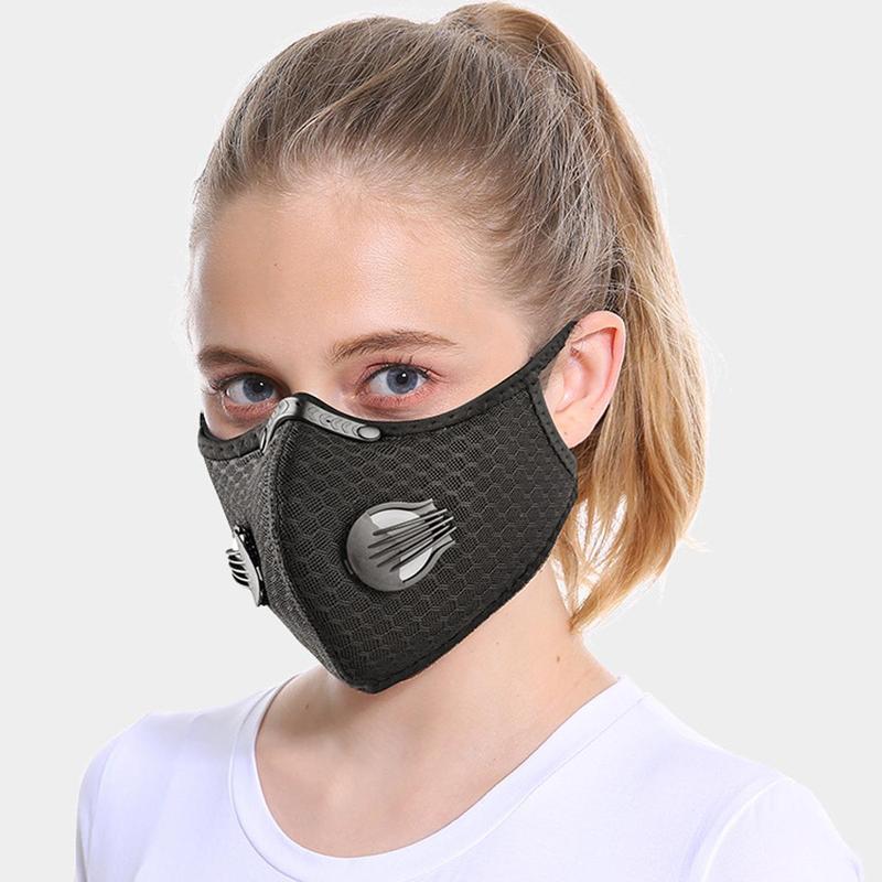 Durable Cycling Mask, Breathable Dust Mask With Adjustable Velcro, Sports Mask For Men & Women