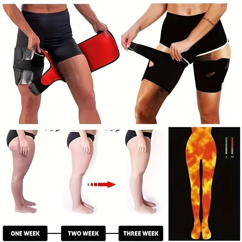 Elastic Thigh Band, 2 Counts Leg Trainer, Sports Leg Belt for Women, Fitness Thigh Brace, Gym Gear, Gym Accessories, Workout Accessories