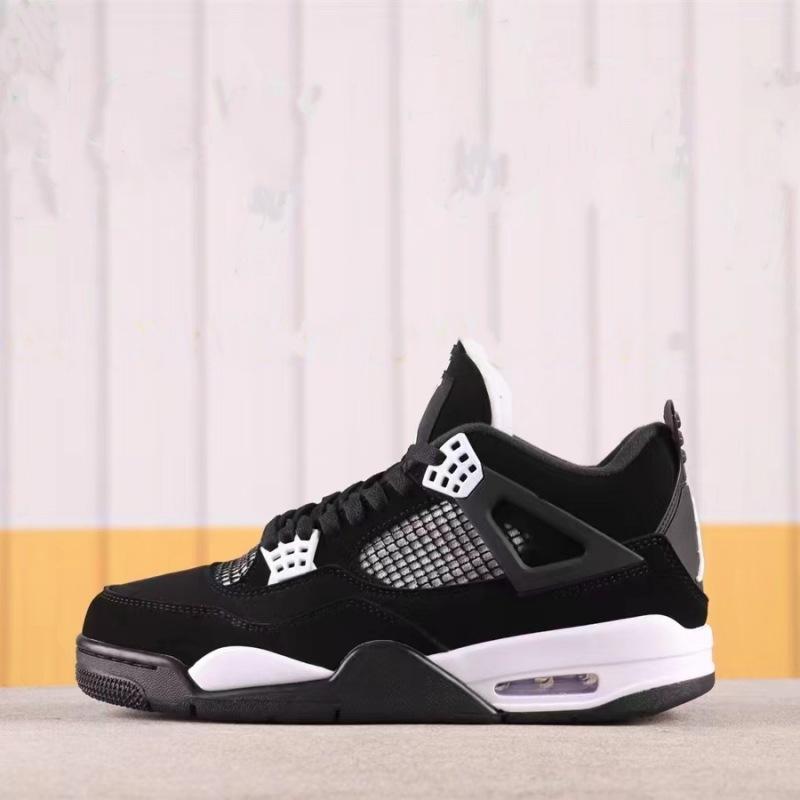 Jordan 4 explosive white classic fashion trend high top cushioning wear-resistant casual sports shoes