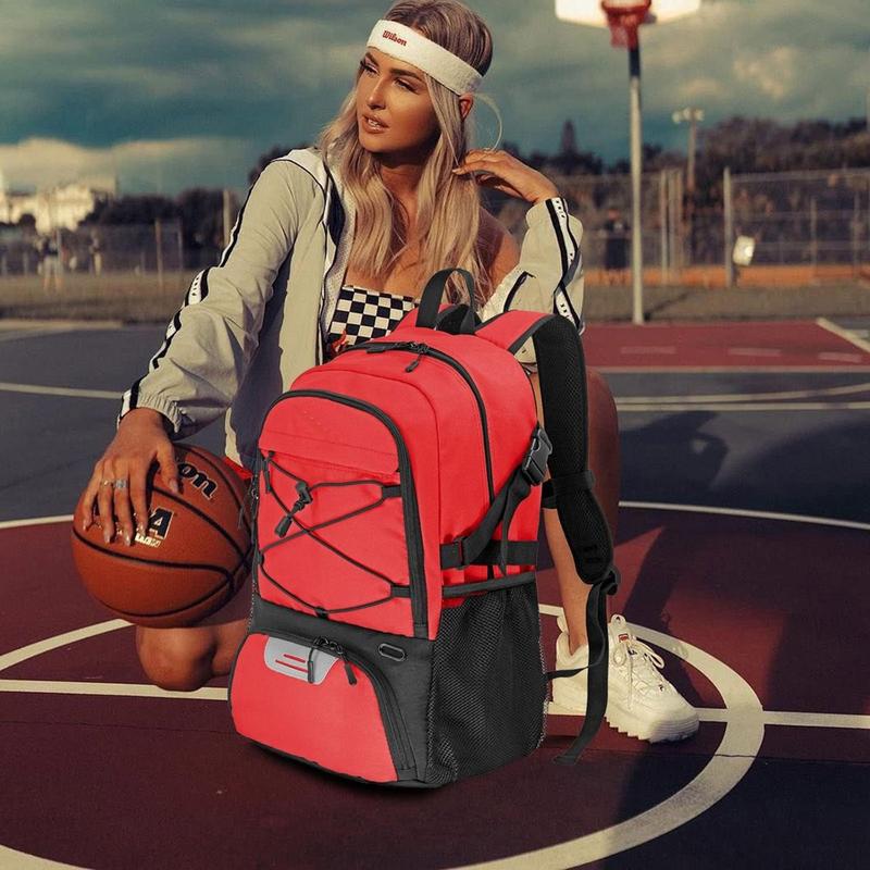 Basketball Backpack Large Sports Bag with Separate Ball holder  and  Shoes compartment, Best for Basketball, Soccer, Gym