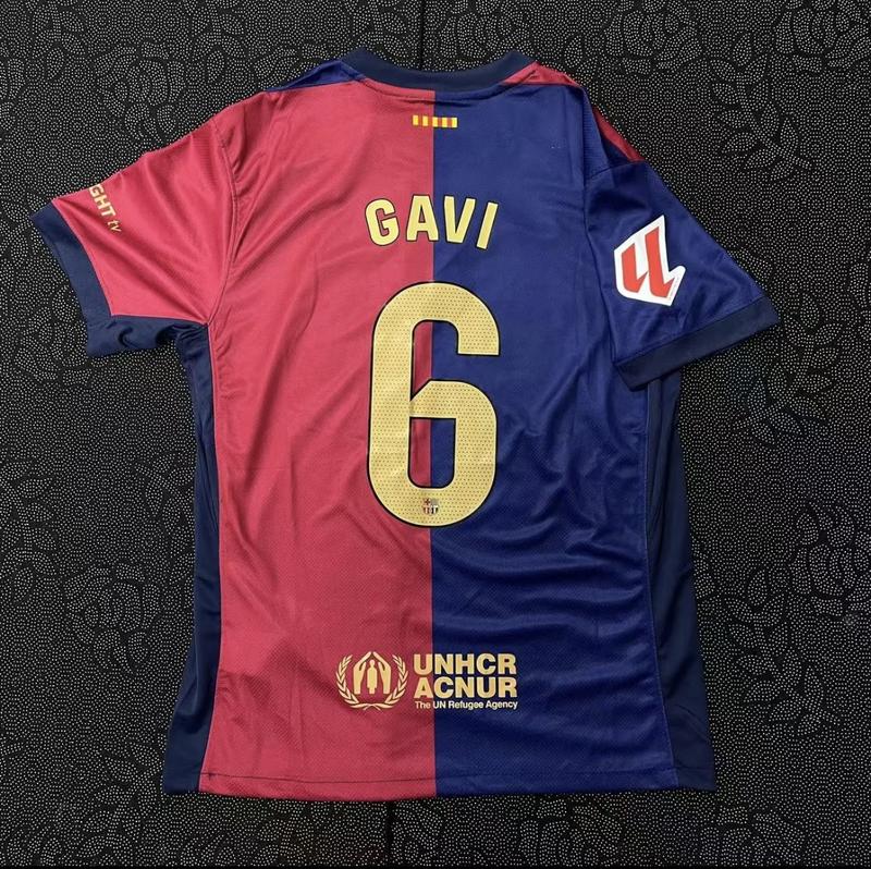 New season Barca jersey   Lewandowski   9 # Yamal   19 # 11 # 8 # 11 # 20 # 6 #21#   same quality jersey