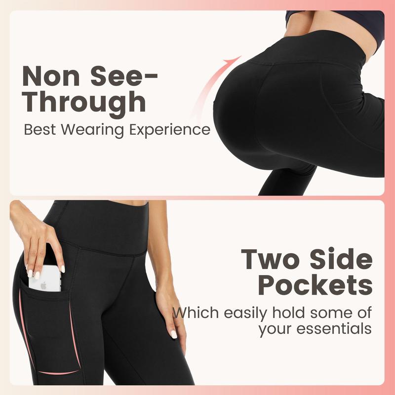 Viconow 3 Pack High Waisted Yoga Pants Winter Warm Workout Leggings