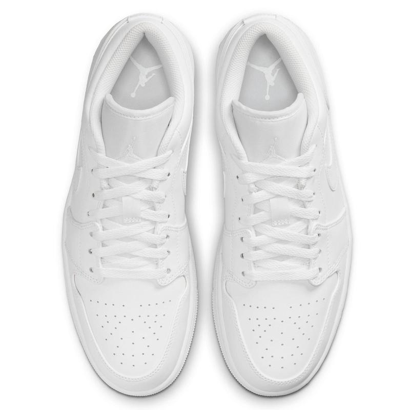 Men's Jordan 1 Low White White-White (553558 136)